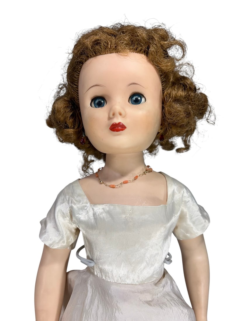 Cathay Collection Porcelain & Other Girl Doll 2pcs - 4