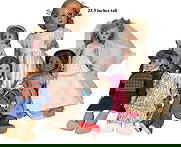 Liala Italy, Pleasant Co & Others Dolls 7pc LOT: Seven-piece lot of assorted dolls including Liala Italy, Pleasant Company, and American Girl examples, in varied outfits and styles. The largest measures approximately 23.5 inches tall by 8 inches