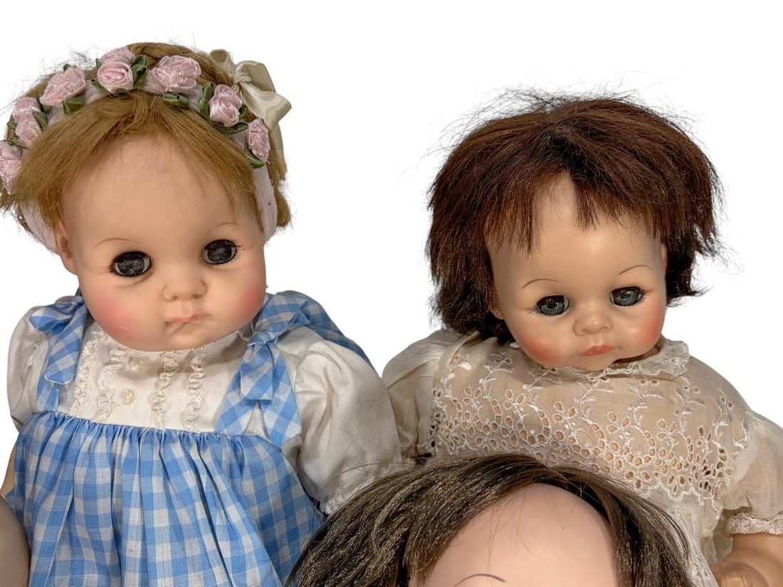 Madame Alexander Bisque & Rubber Dolls 5pc LOT - 3