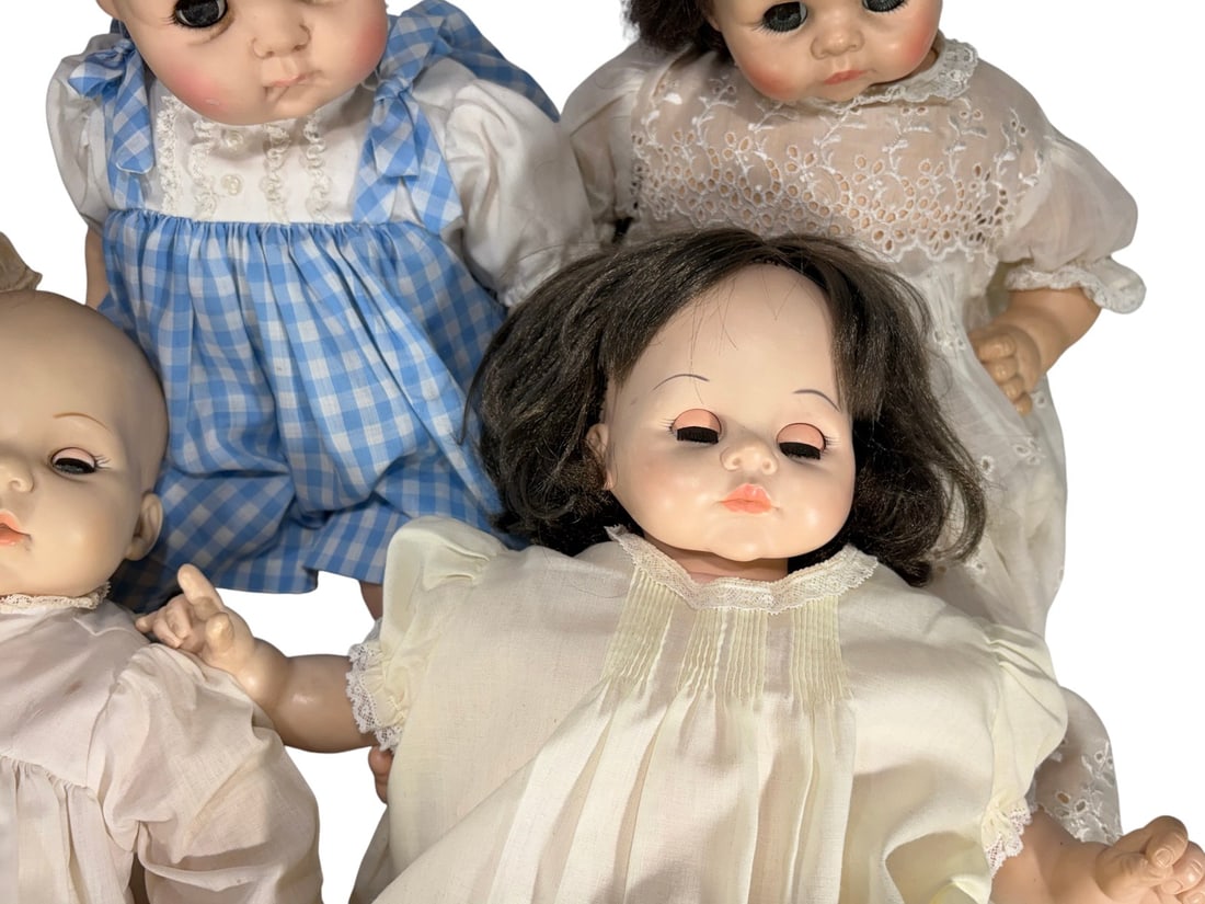 Madame Alexander Bisque & Rubber Dolls 5pc LOT - 4