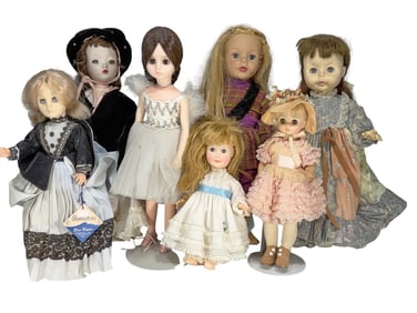 Madame Alexander & Effanbee Dolls 7pc LOT