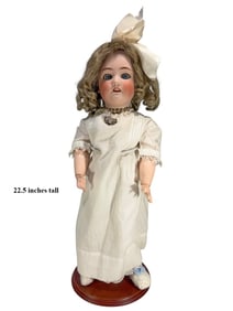 Simon & Halbig German Bisque Porcelain Girl Doll