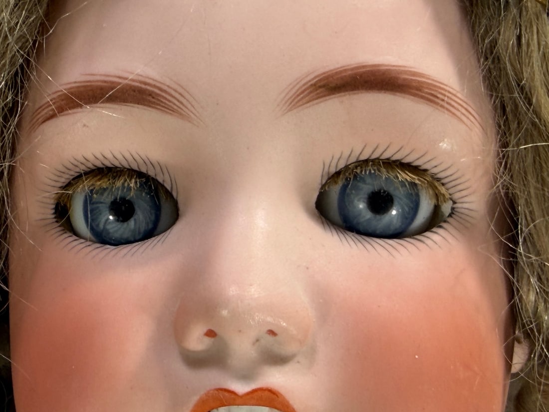 Simon & Halbig German Bisque Porcelain Girl Doll - 6