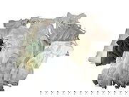 Vintage Group of Doll Mini Dresses 8pc LOT: Group of eight vintage doll dresses and undergarments, including lace-trimmed white cotton garments and one green velvet dress, in Victorian style. The largest measures approximately 34 inches tall