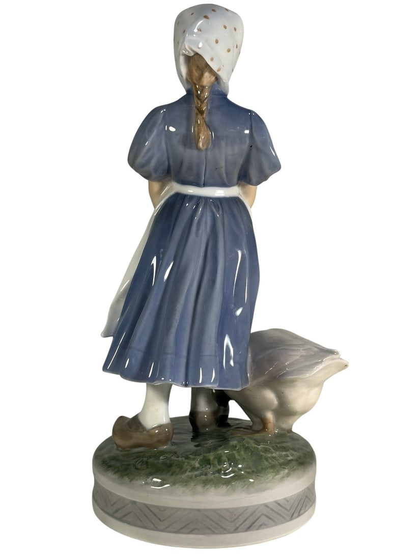 Royal Copenhagen Goose Girl Porcelain Figurine - 5