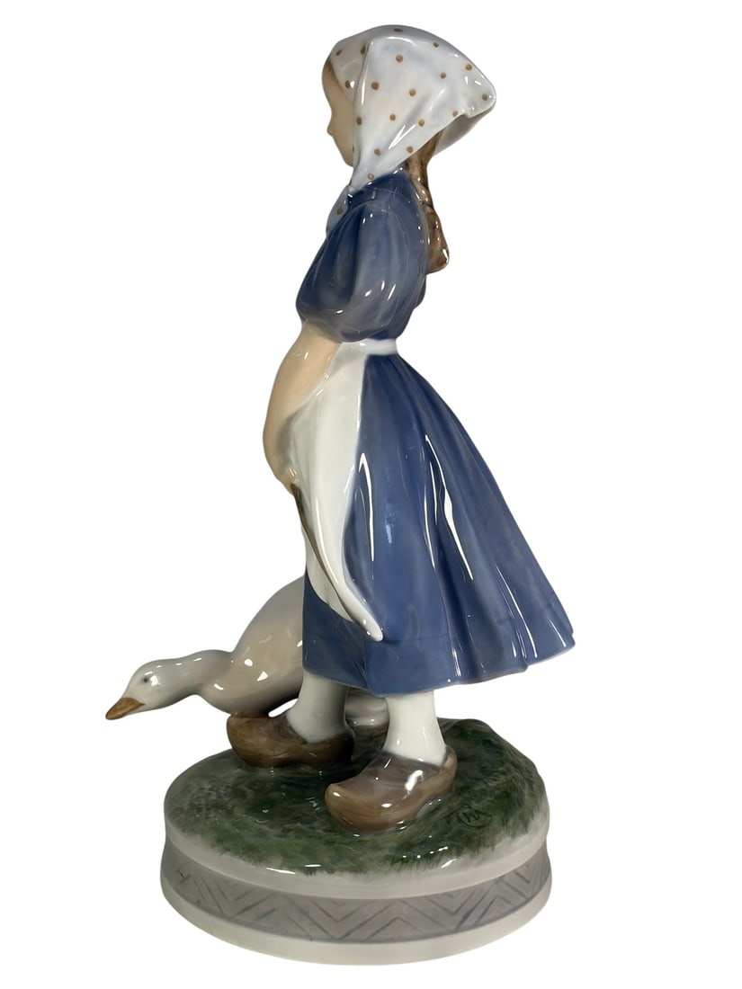 Royal Copenhagen Goose Girl Porcelain Figurine - 6