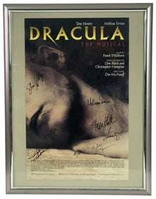 Dracula The Musical, Belasco Theatre Signed Poster