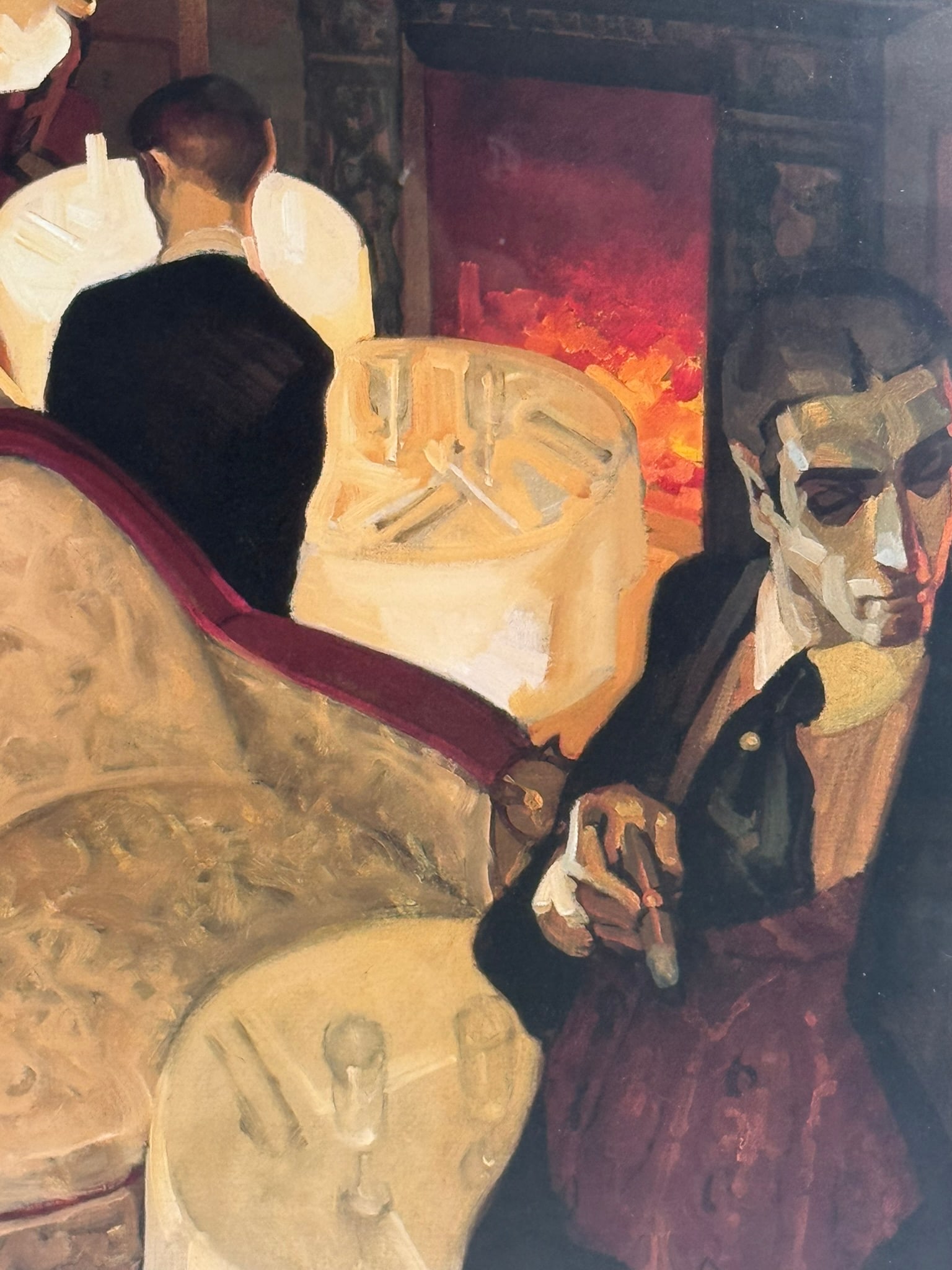 Juarez Machado Paris Cafe Scene Offset Lithograph - 4