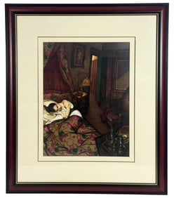 Juarez Machado Sleeping Woman Offset Lithograph