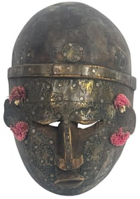 African Handcrafted Tribal-Style Wooden Mask