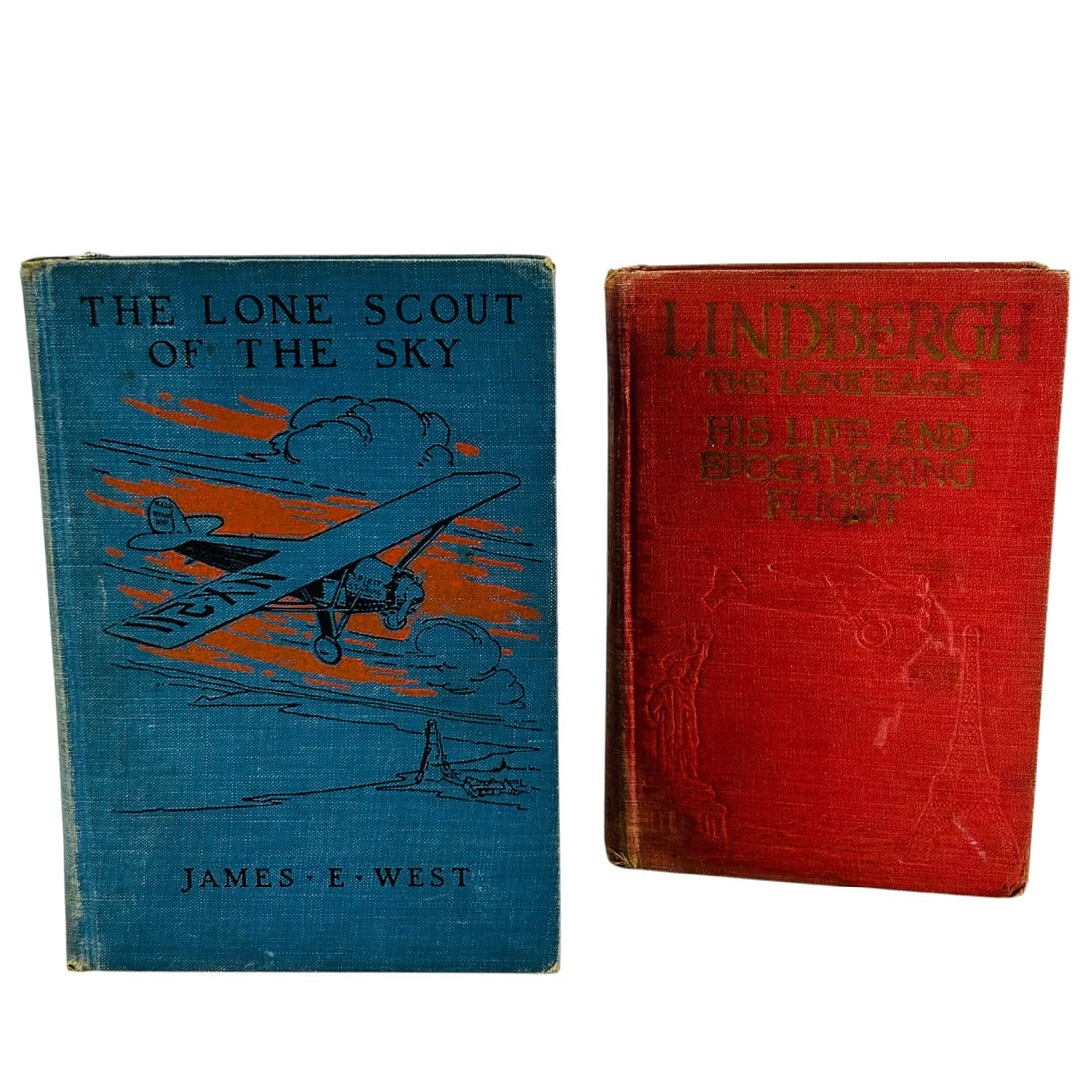 Charles Lindbergh Hardcover Edition Books 2pc LOT (1 of 12)