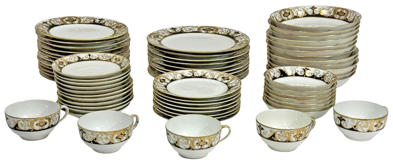 Noritake Black Christmas Ball 64pc Dinnerware SET (1 of 9)