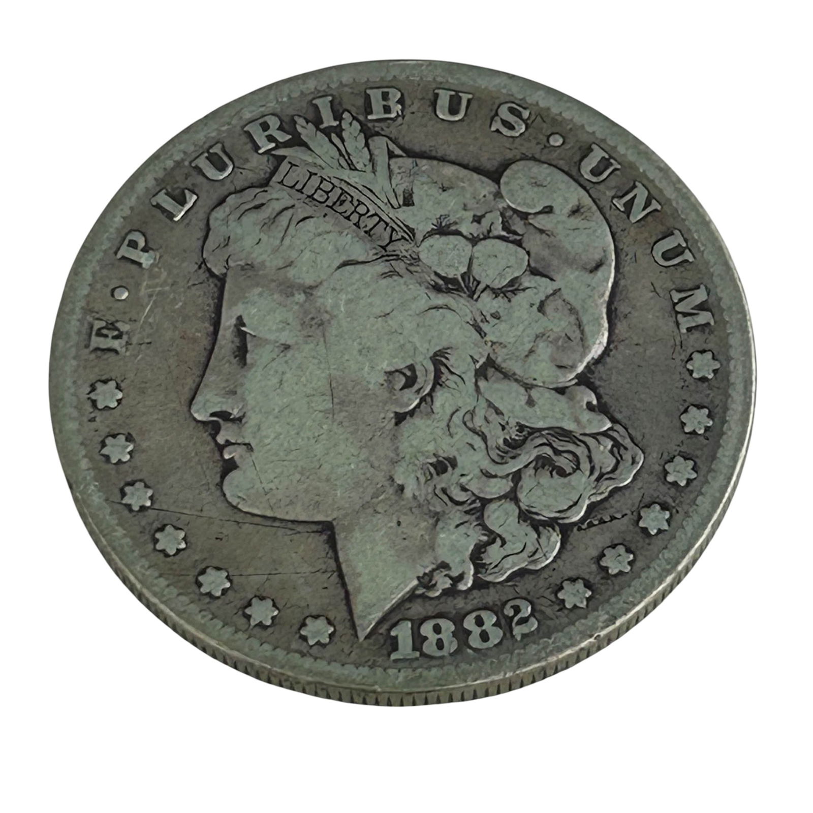 United States 1882 S Morgan Silver Dollar Coin (1 of 3)