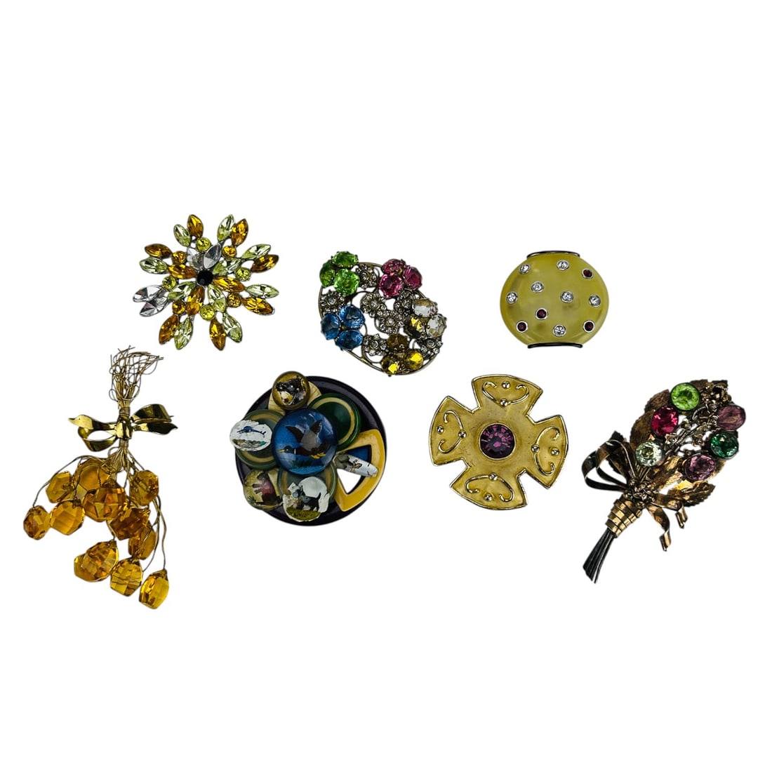 Sterling, Marseco & Art Deco Womens Brooch Pin 7pc (1 of 15)