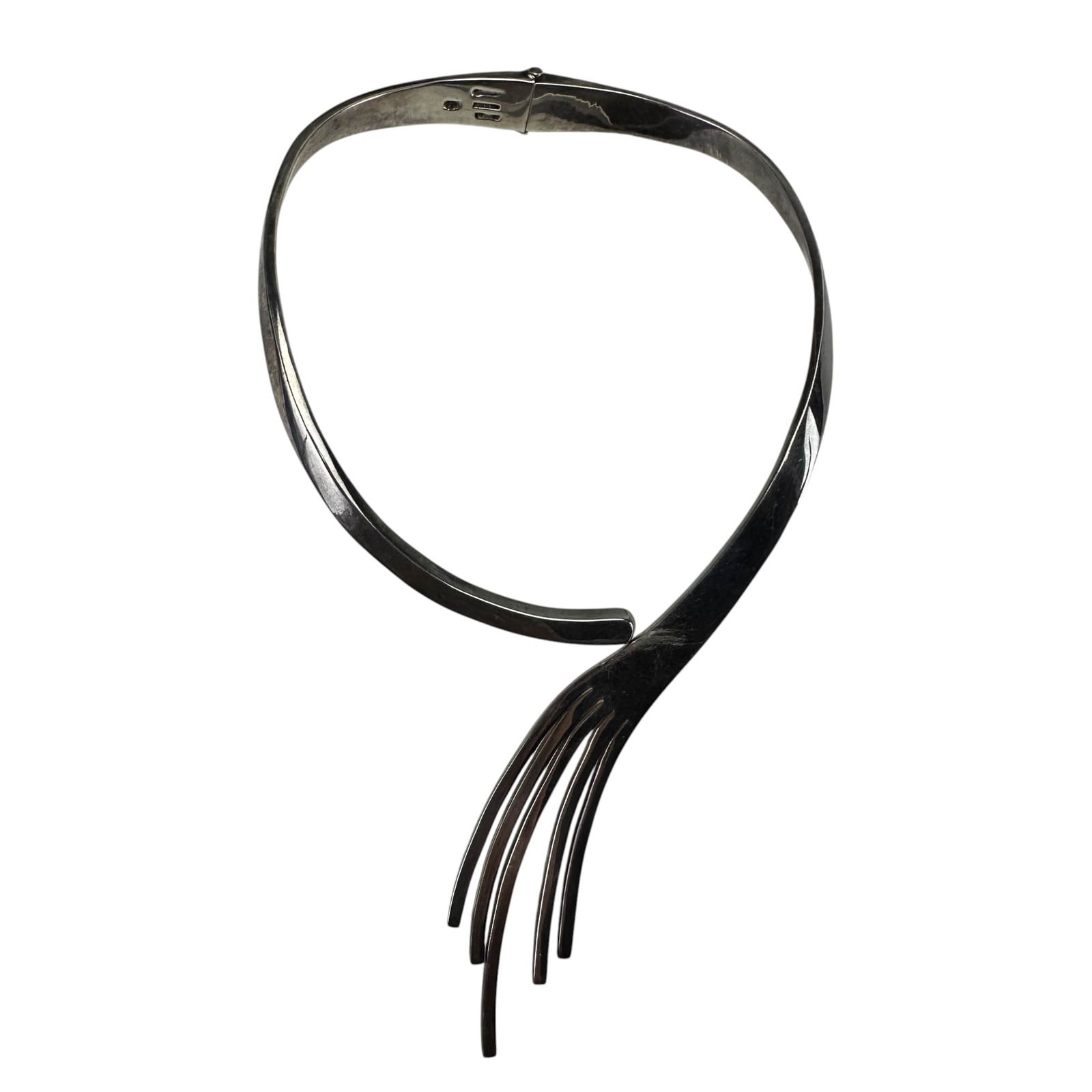 Sigi Pineda Style Mexican Sterling Collar Necklace (1 of 4)