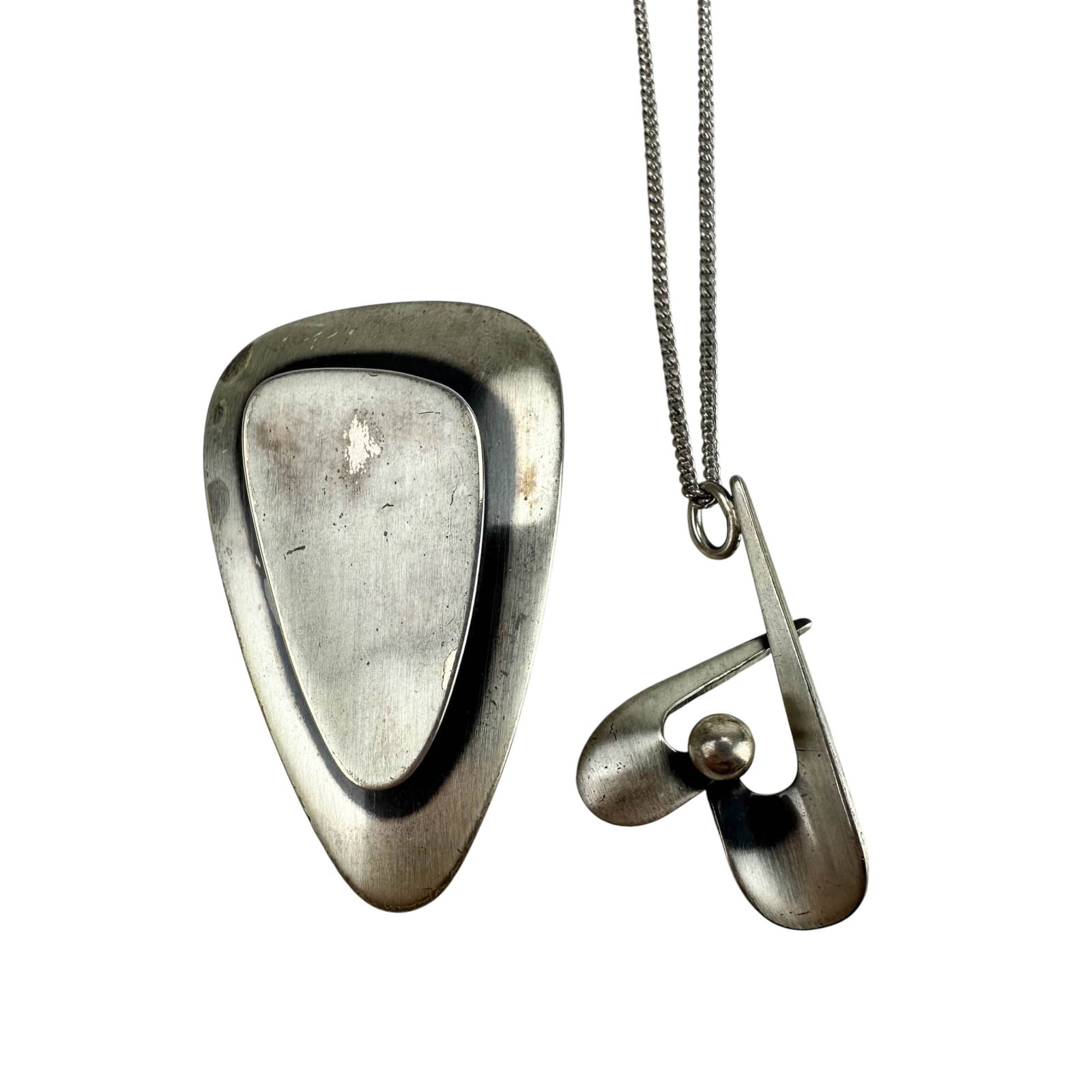 Otto Robert Bade ORB 1921-2018 Sterling Jewelry 2p (1 of 5)