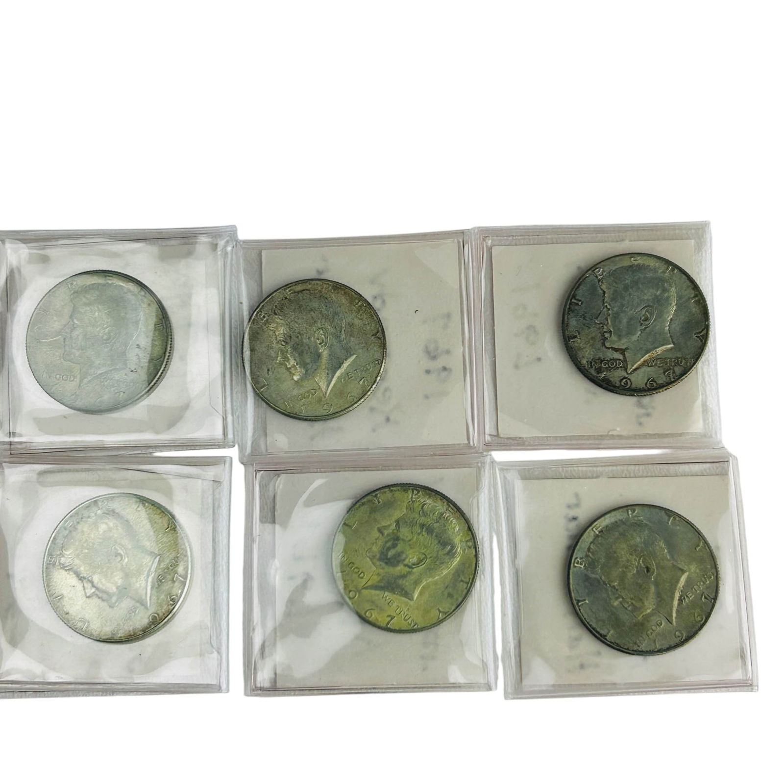 Kennedy Half Dollar 1967 US Coins 6pc ESTATE LOT (1 of 8)