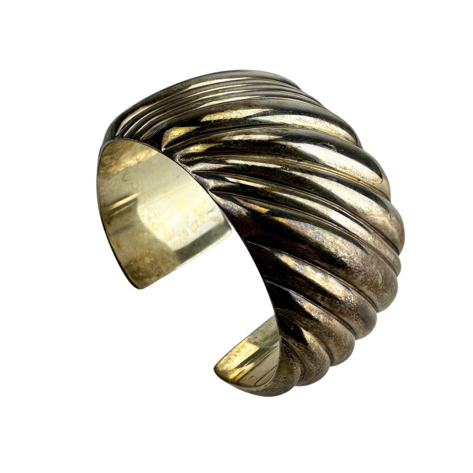 Tiffany Co Sterling 925 Wide Cuff Bangle Bracelet (1 of 4)