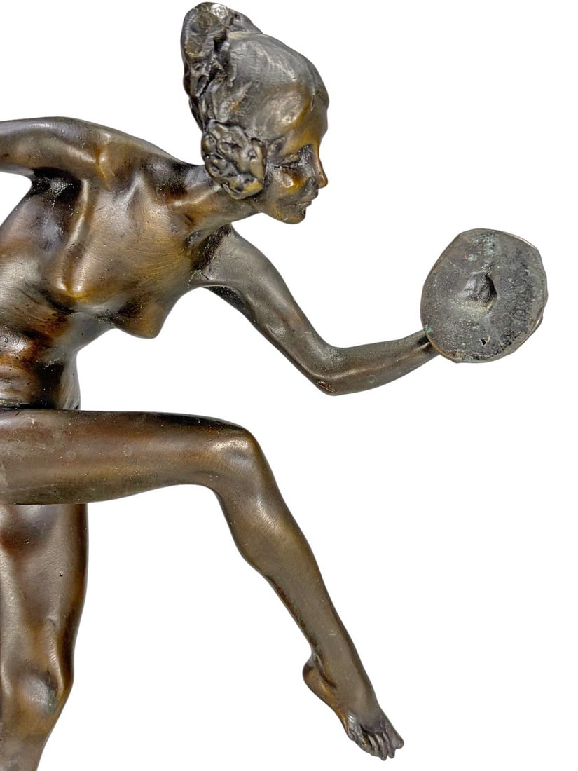 After Max Le Verrier Nude Dancer Bronze Sculpture (1 of 6)