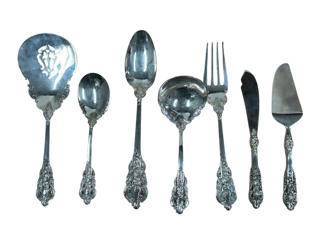 Godinger Baroque Silverplated Flatware Set 47pcs - 5