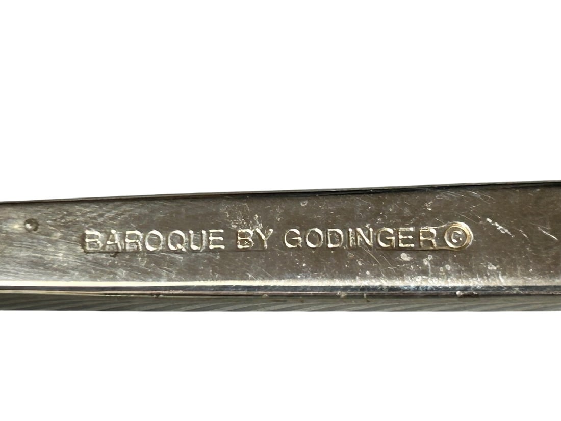 Godinger Baroque Silverplated Flatware Set 47pcs - 6