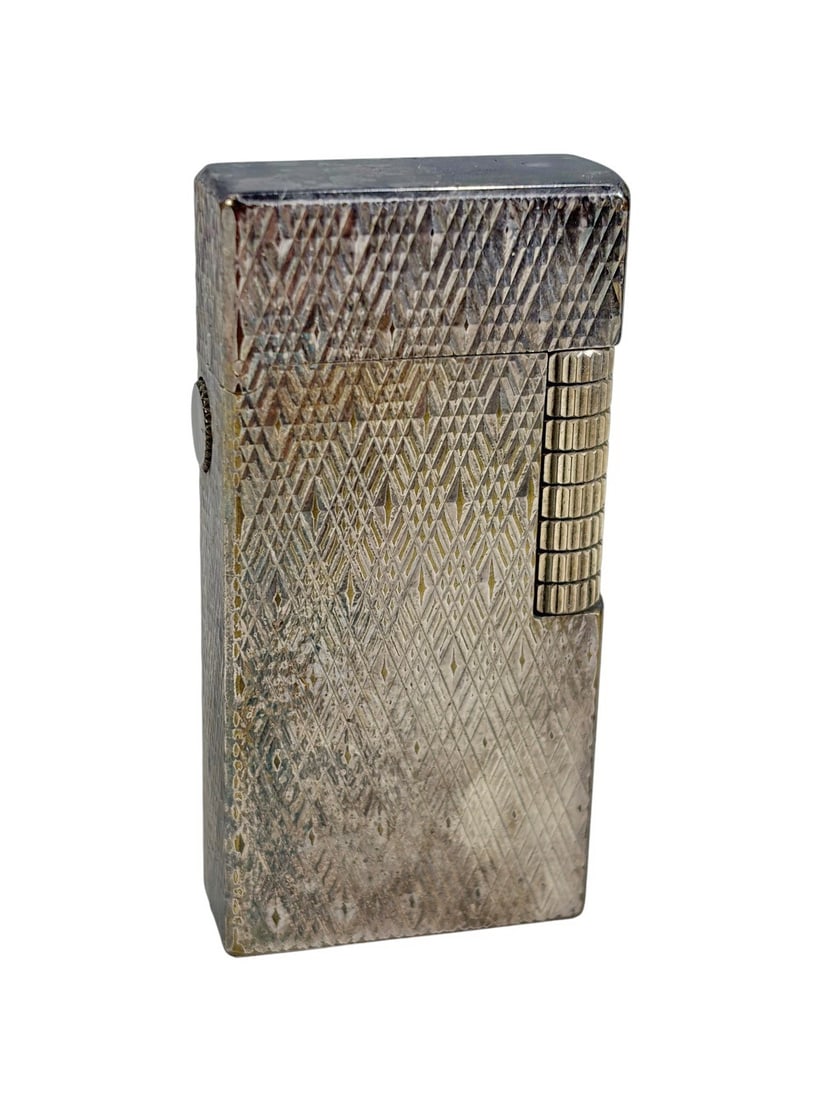 Vintage Dunhill 70, London Silverplated Lighter (1 of 6)