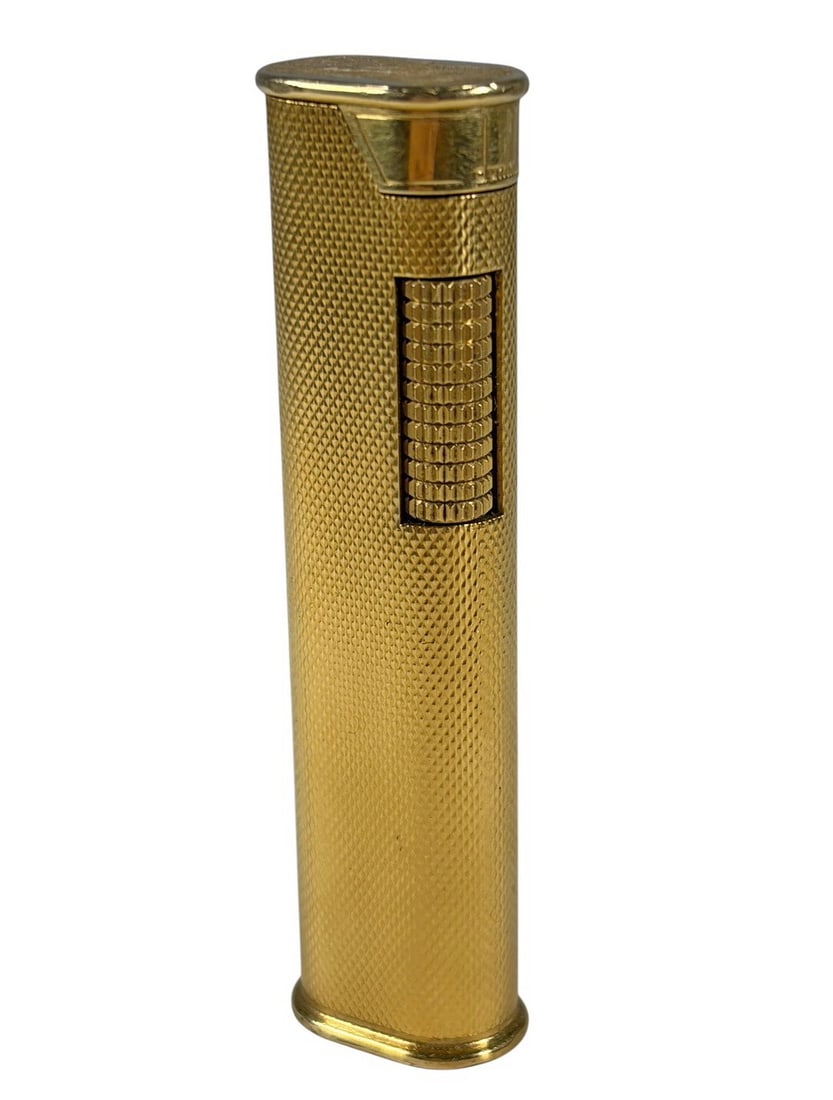 Dunhill Swiss Rollagas Slim Gold Plated Lighter (1 of 6)