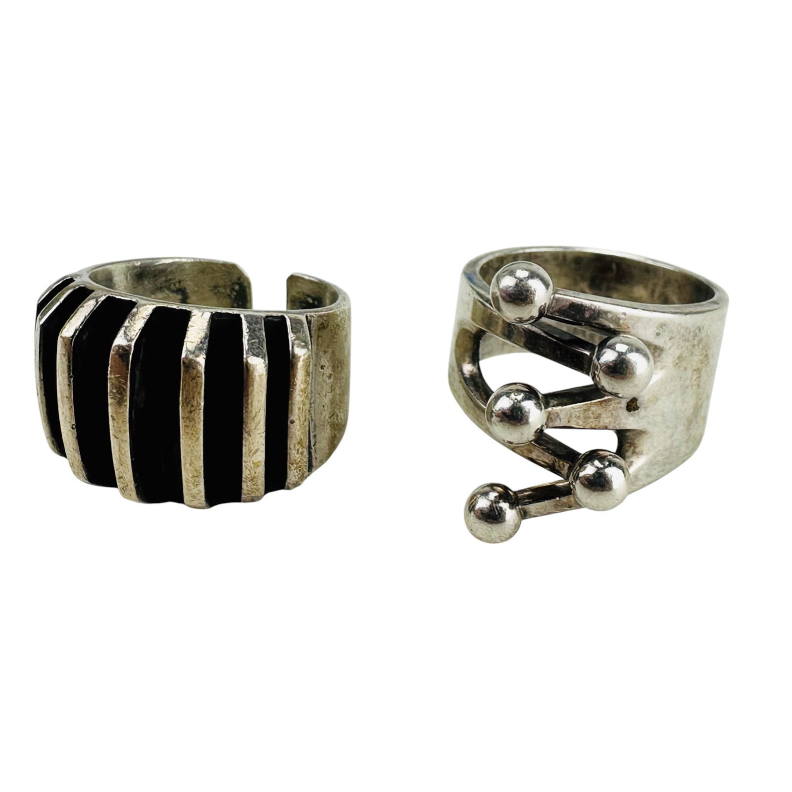 Anna Greta Eker 1928-2002 Norwegian Sterling Rings (1 of 3)