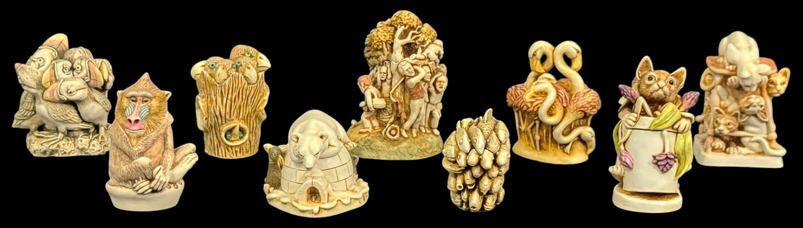 9 Harmony Kingdom English Pot Belly Trinket Boxes (1 of 7)