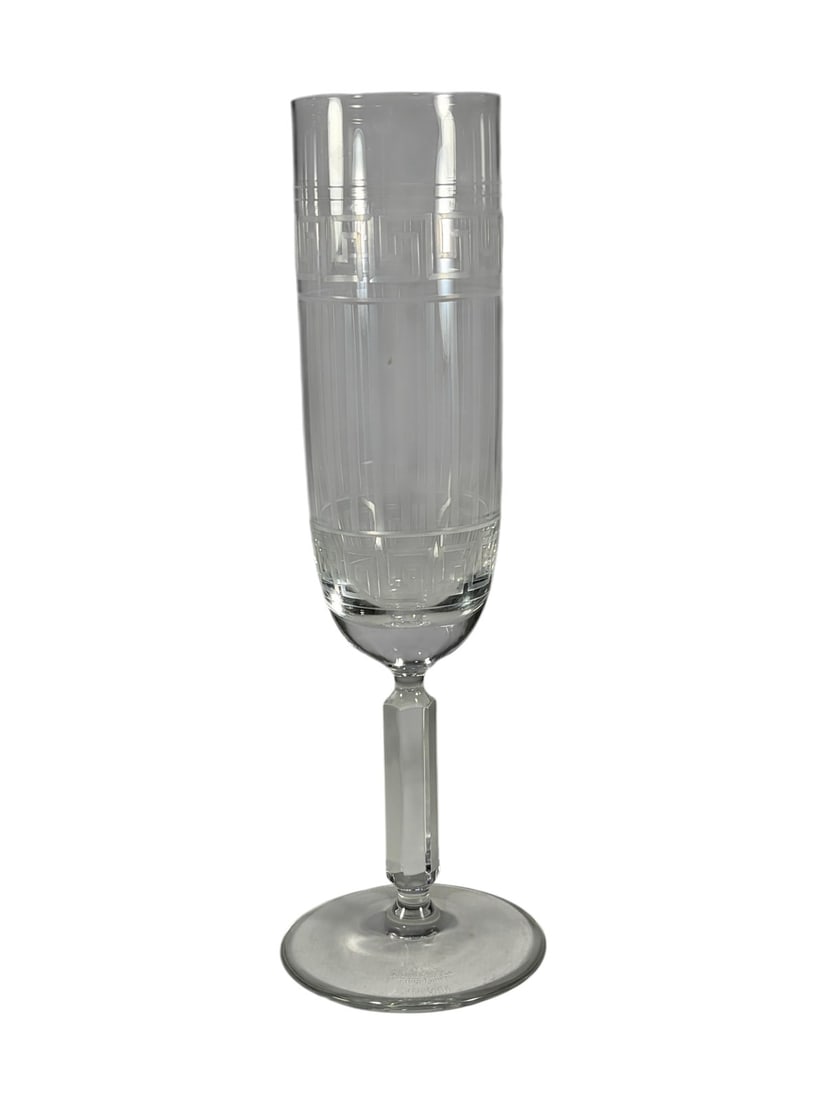 Versace by Rosenthal Meandre Crystal Flute Glass (1 of 6)