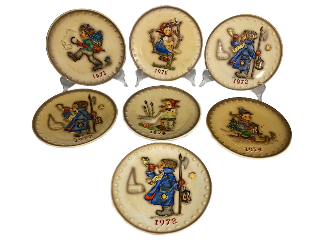 Goebel Hummer West Germany Porcelain Dishes 7pcs (1 of 9)