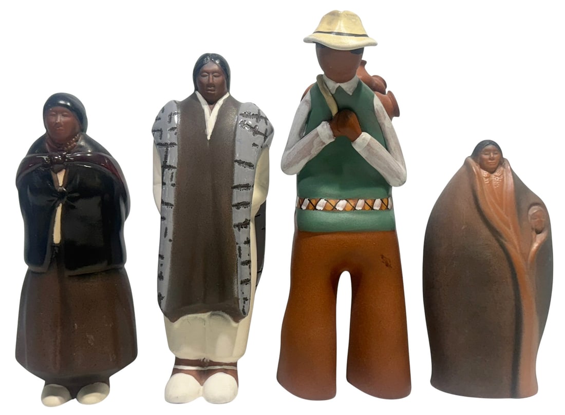 3 Eduardo Vega, 1 Other Ceramic Figural Sculptures (1 of 6)