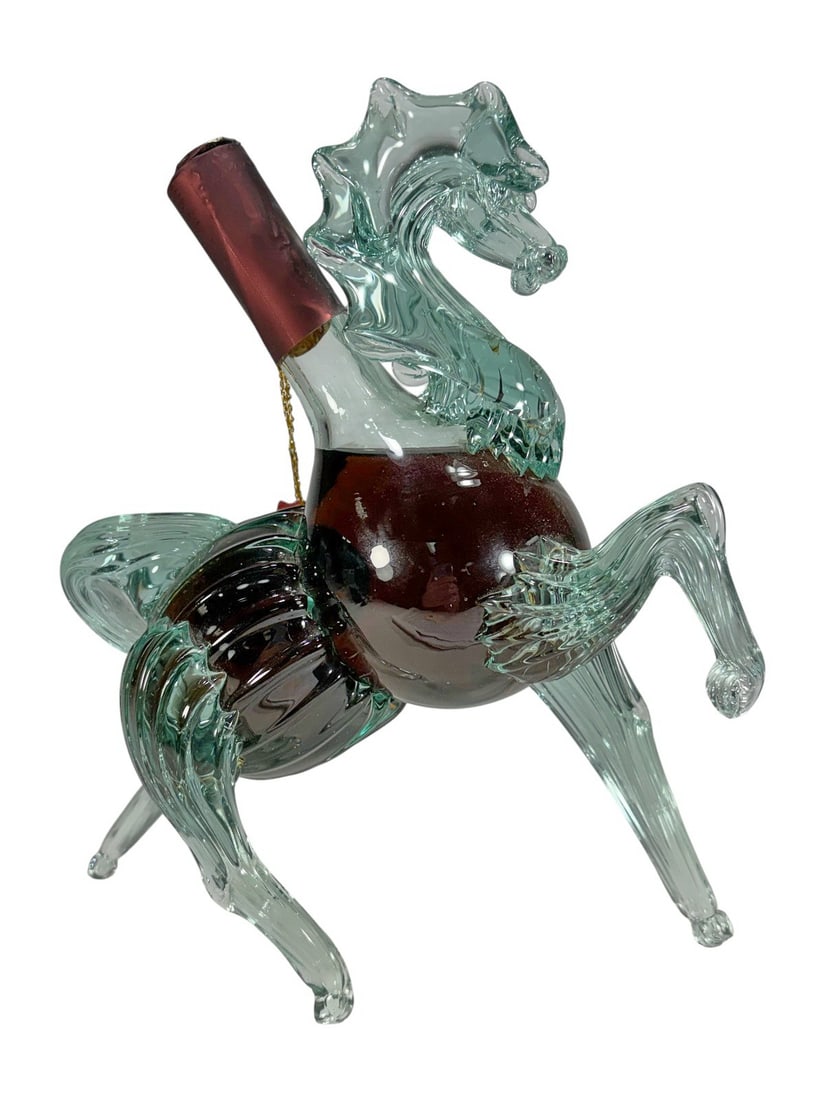 Armenian Royal Pomegranate Wine Horse Bottle Glass (1 of 9)