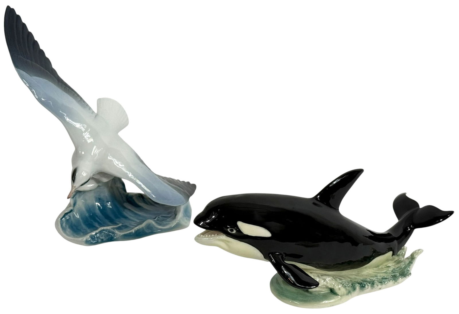 Goebel Orca, Rosenthal Seagull Porcelain Figurines (1 of 14)