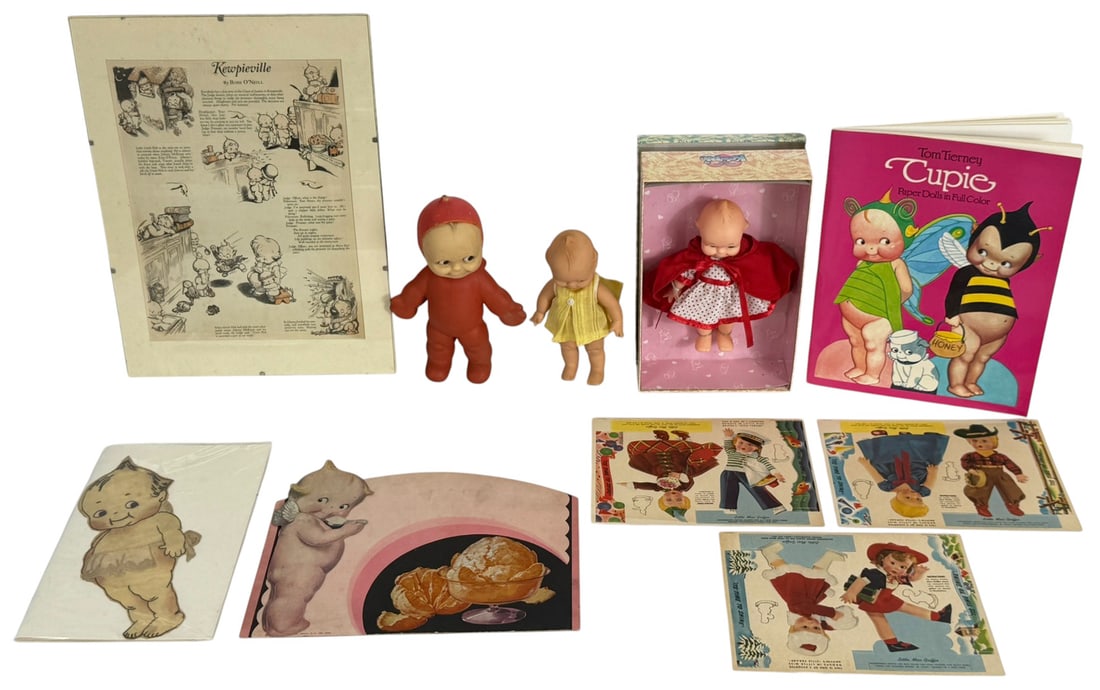 Kewpie Collectible Dolls & Printed Items 10pc LOT (1 of 11)