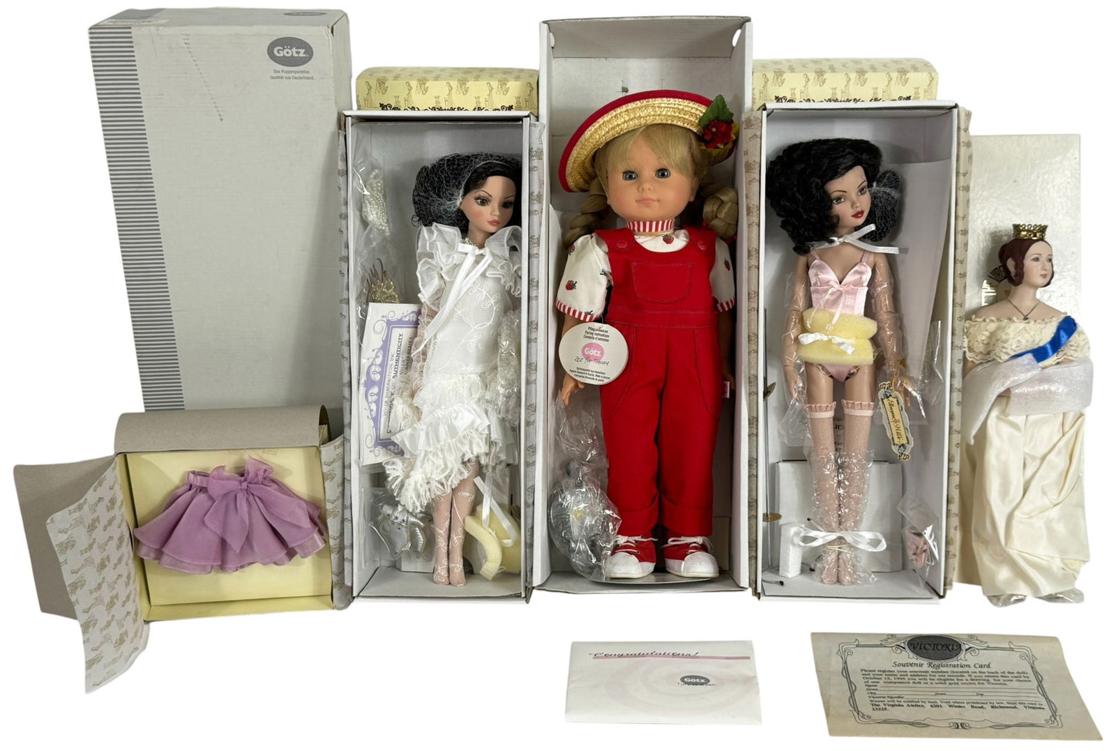 Ellowyne Wilde, Gotz & Virginia Atelier Dolls 4pcs (1 of 9)