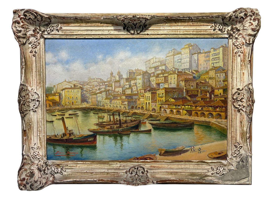 Signed Silvio Bermejo Oil Painting on Masonite (1 of 7)