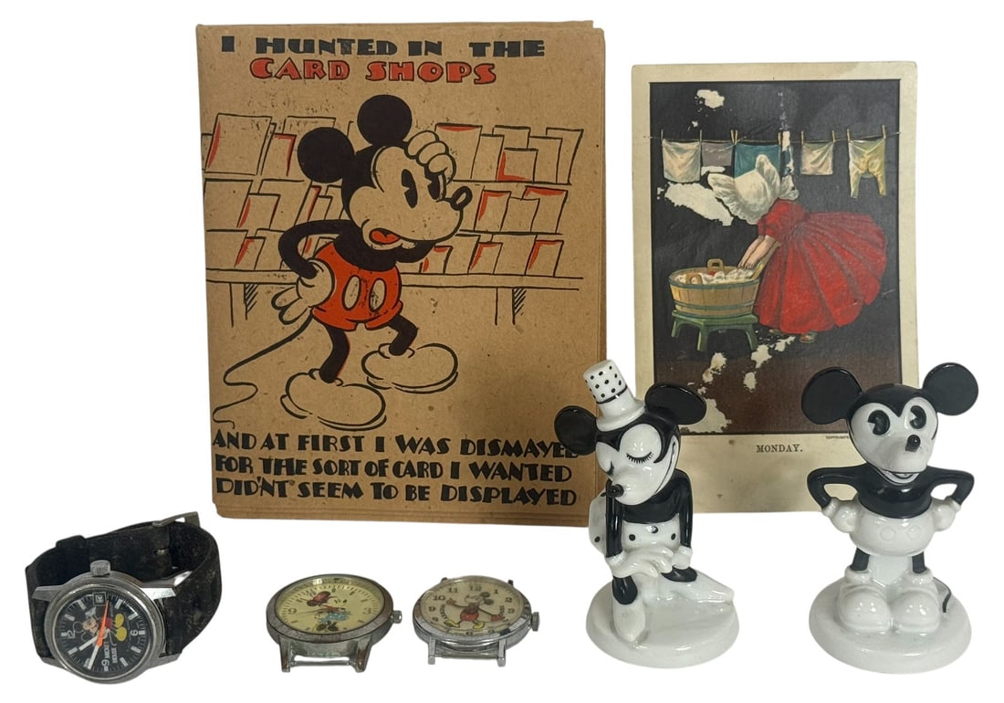 Mickey and Disney-Themed Collectibles 11pc LOT (1 of 16)