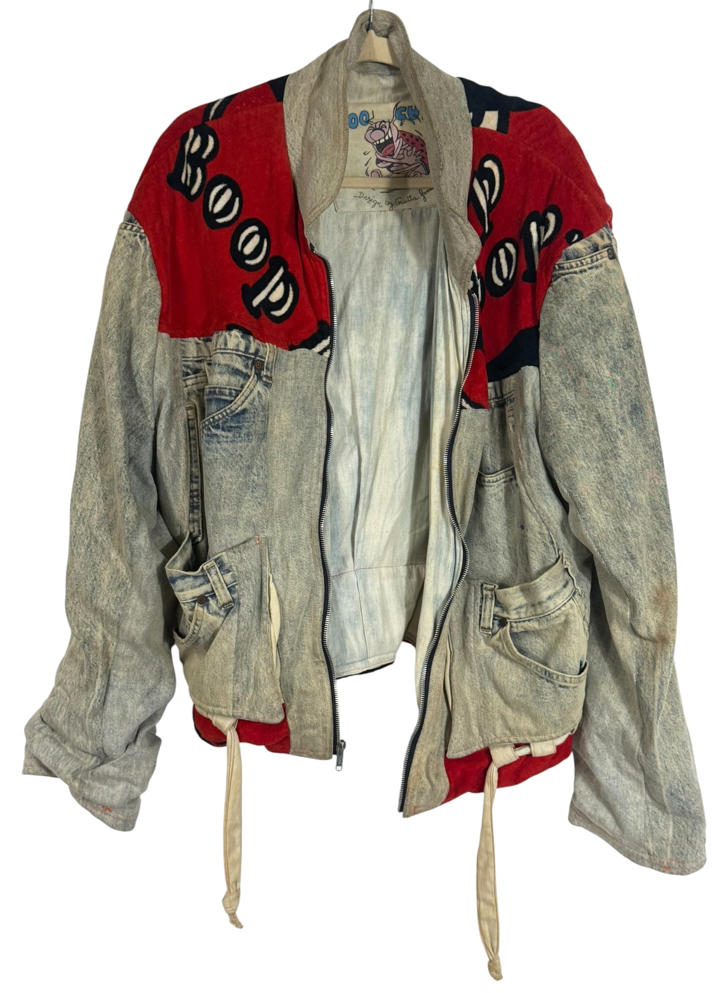 Custom Guetta Betty Boop & Levis Denim Jacket (1 of 4)