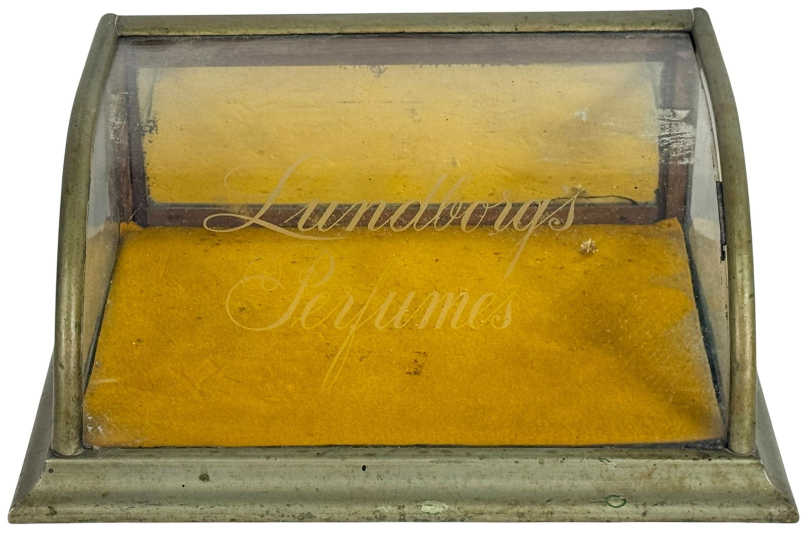 Antique Lundborgs Perfumes Glass Display Case (1 of 10)