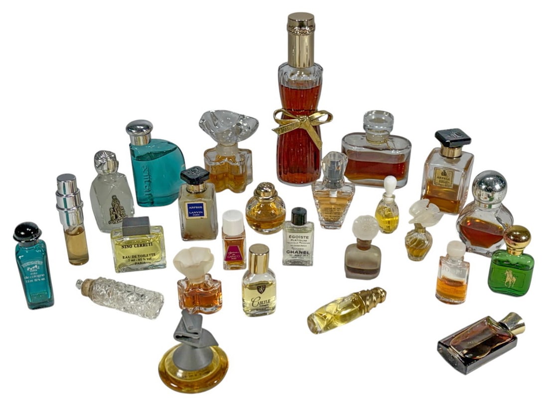 Chanel, Hermes & Others Perfume Bottles 26pc LOT (1 of 6)
