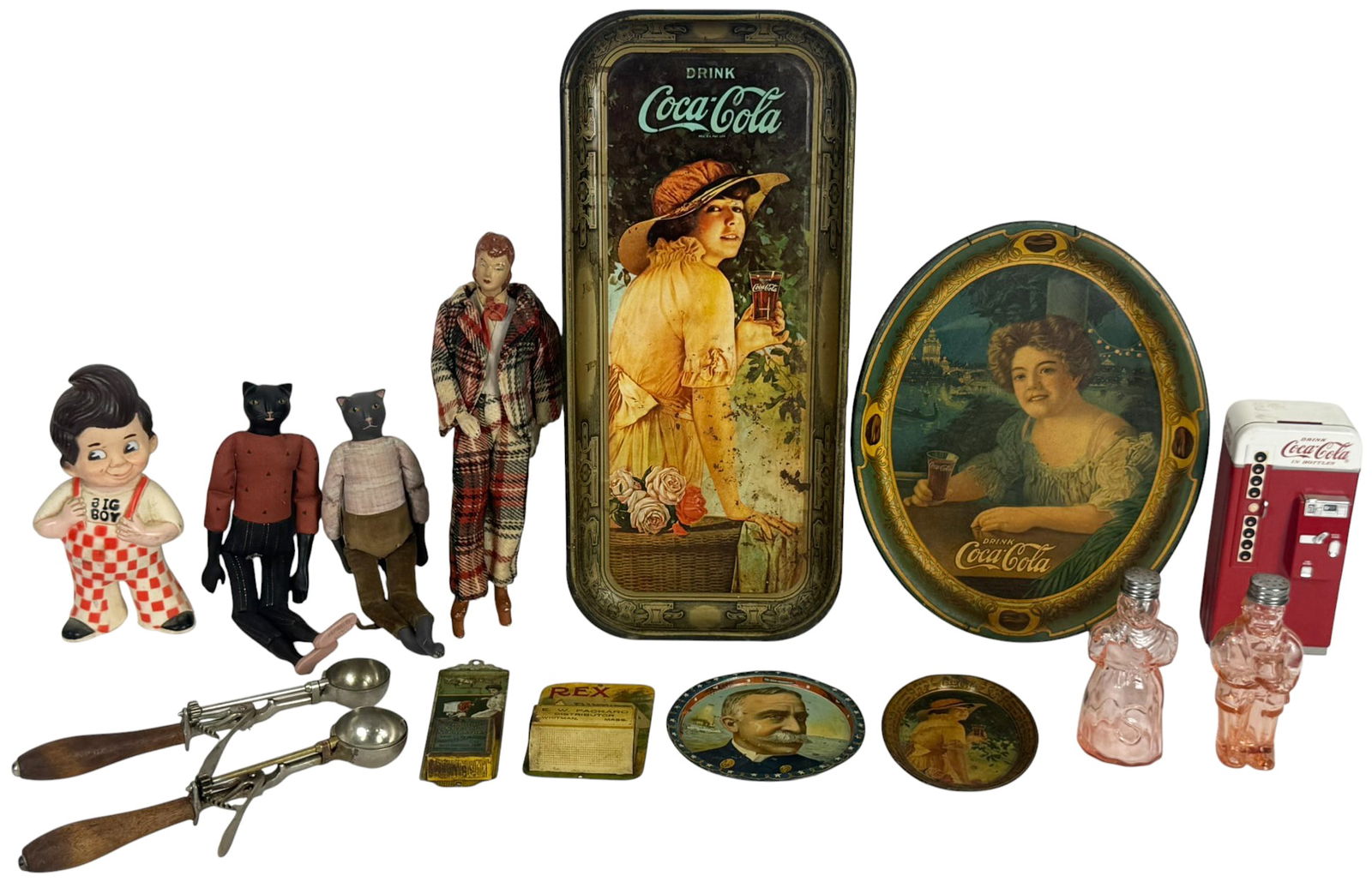 Coca-Cola Trays, Advertising Tins & More 15pc LOT (1 of 8)