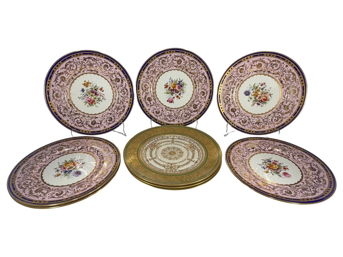 Coalport England and Hutschenreuther Plates 9pcs (1 of 5)