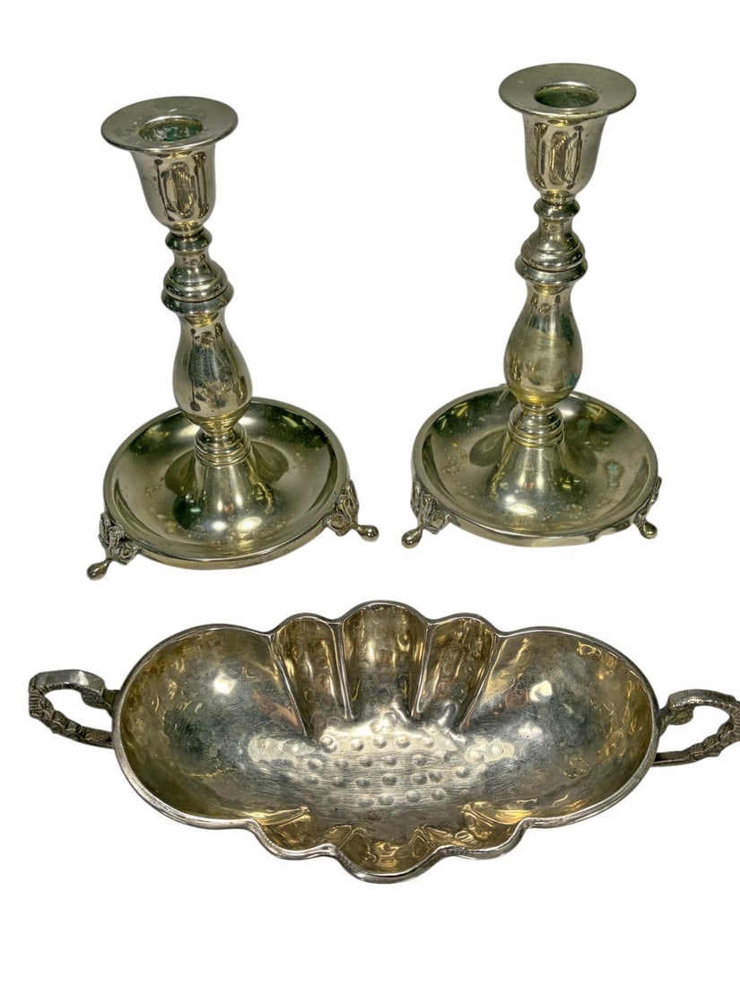 Trays, Spoon, Candlesticks, Comb Holders 10pcs - 2