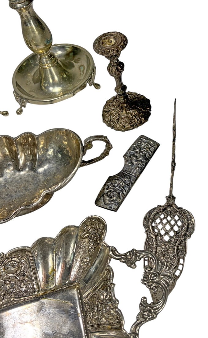 Trays, Spoon, Candlesticks, Comb Holders 10pcs - 3