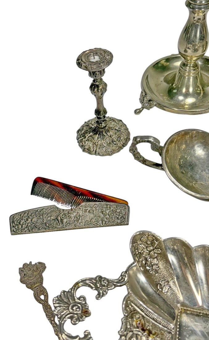 Trays, Spoon, Candlesticks, Comb Holders 10pcs - 4