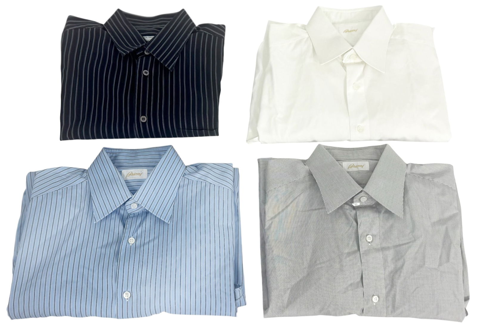 Brioni Button Down Men's Dress Shirts 4pc LOT (1 of 6)