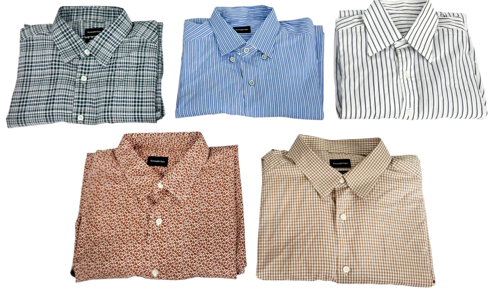 Ermenegildo Zegna Men's Dress Shirts 5pc LOT (1 of 6)