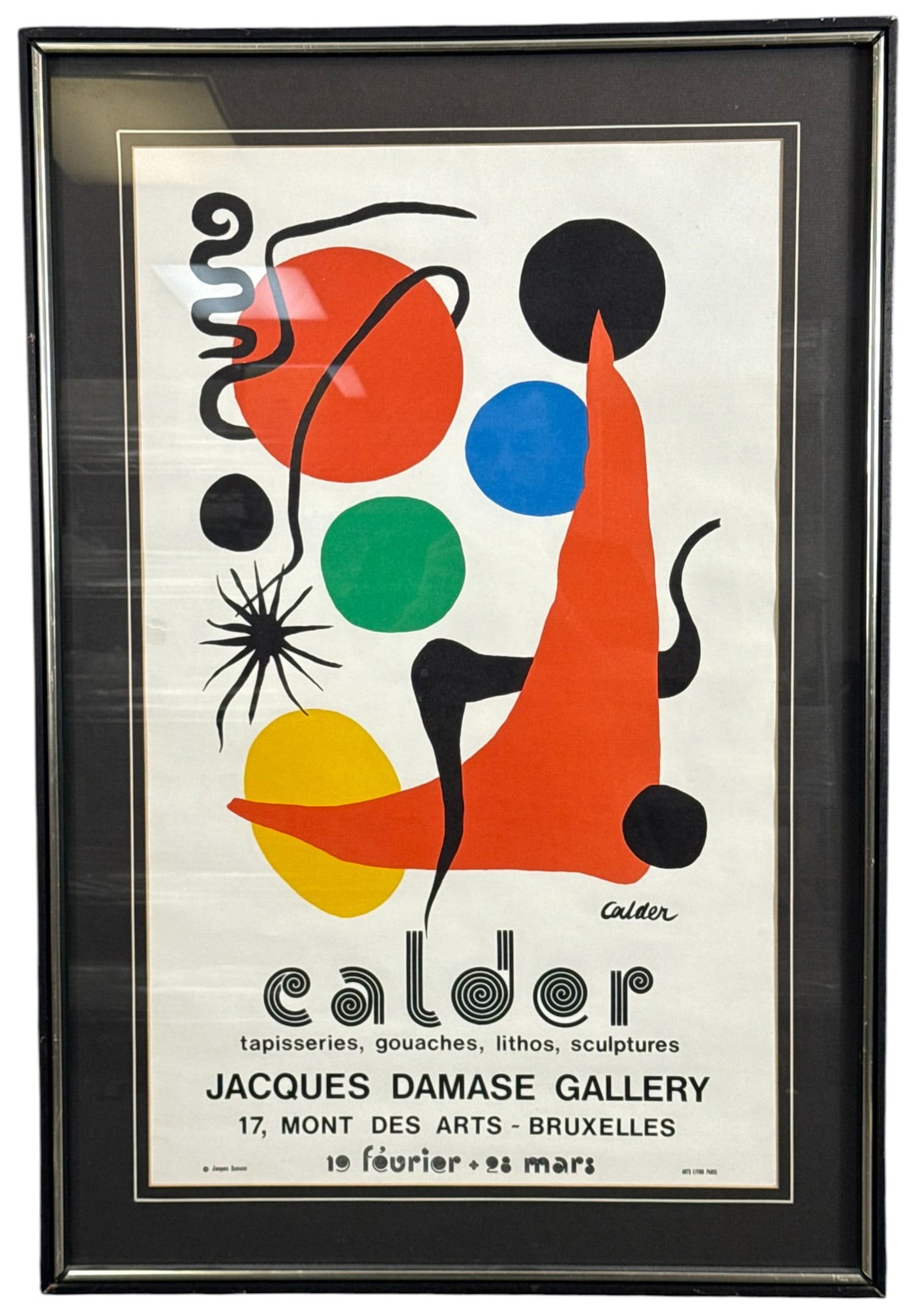 Alexander Calder Jacques Damase Gallery 73 Poster (1 of 13)