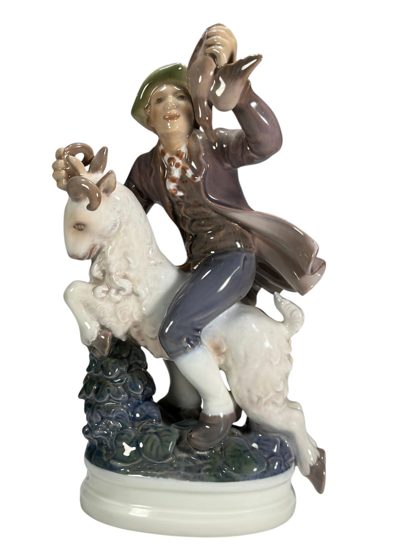 Dahl Jensen Copenhagen Klodshans & Goat Figurine (1 of 5)
